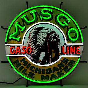 Musgo Gasoline Neon Sign